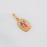 Dije Virgen Guadalupe 1.3g / 2cm Oro Rosa 18K