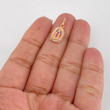 Dije Virgen Guadalupe 1.3g / 2cm Oro Rosa 18K