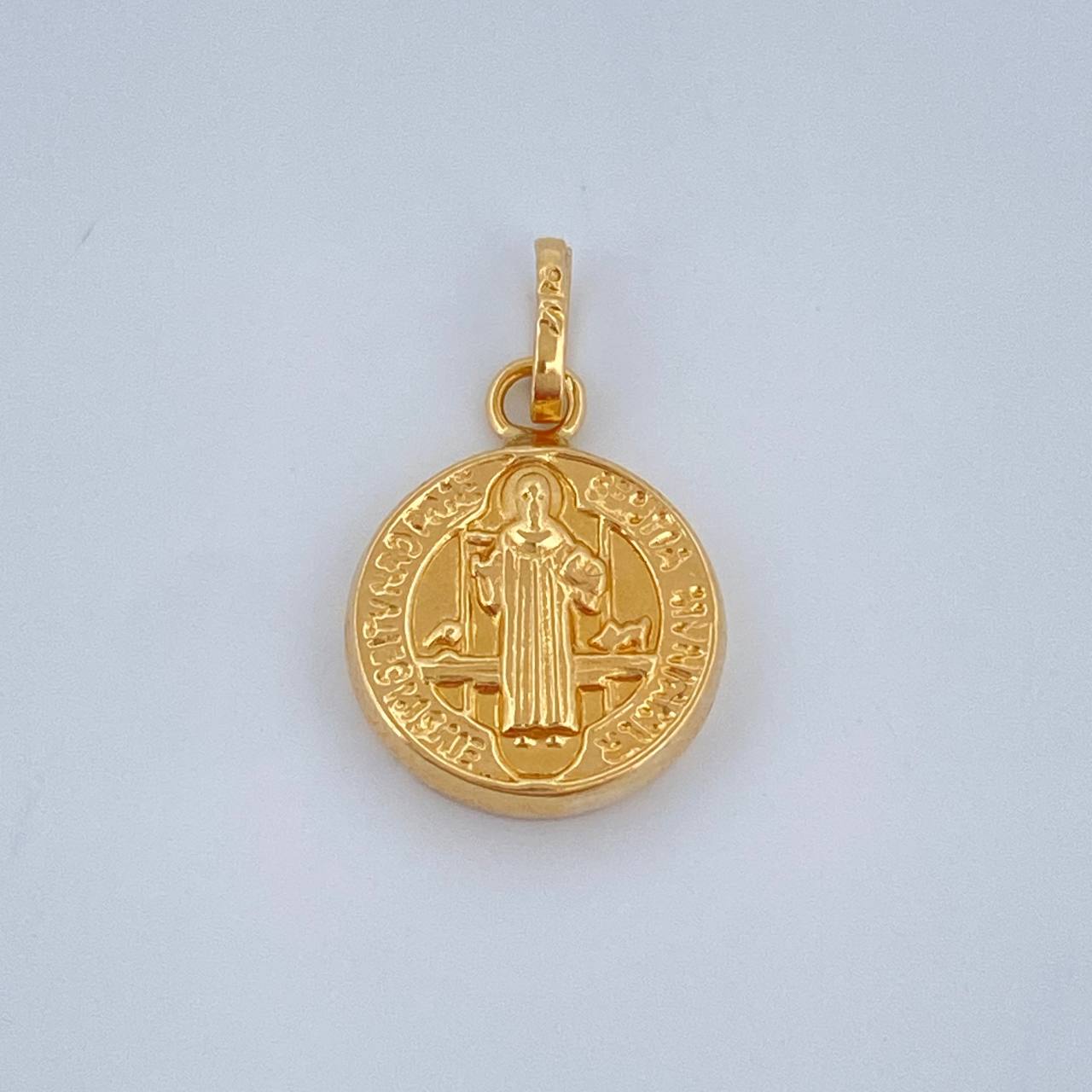 Dije San Benito 0.55gr /  1.6cm / Oro Amarillo 18K &