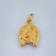 Dije Herradura Caballo 0.6gr / 2cm / Troquelado Oro Amarillo &