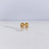 Topos Bola 0.65gr / 4mm Diamantadas Oro Amarillo 18K $