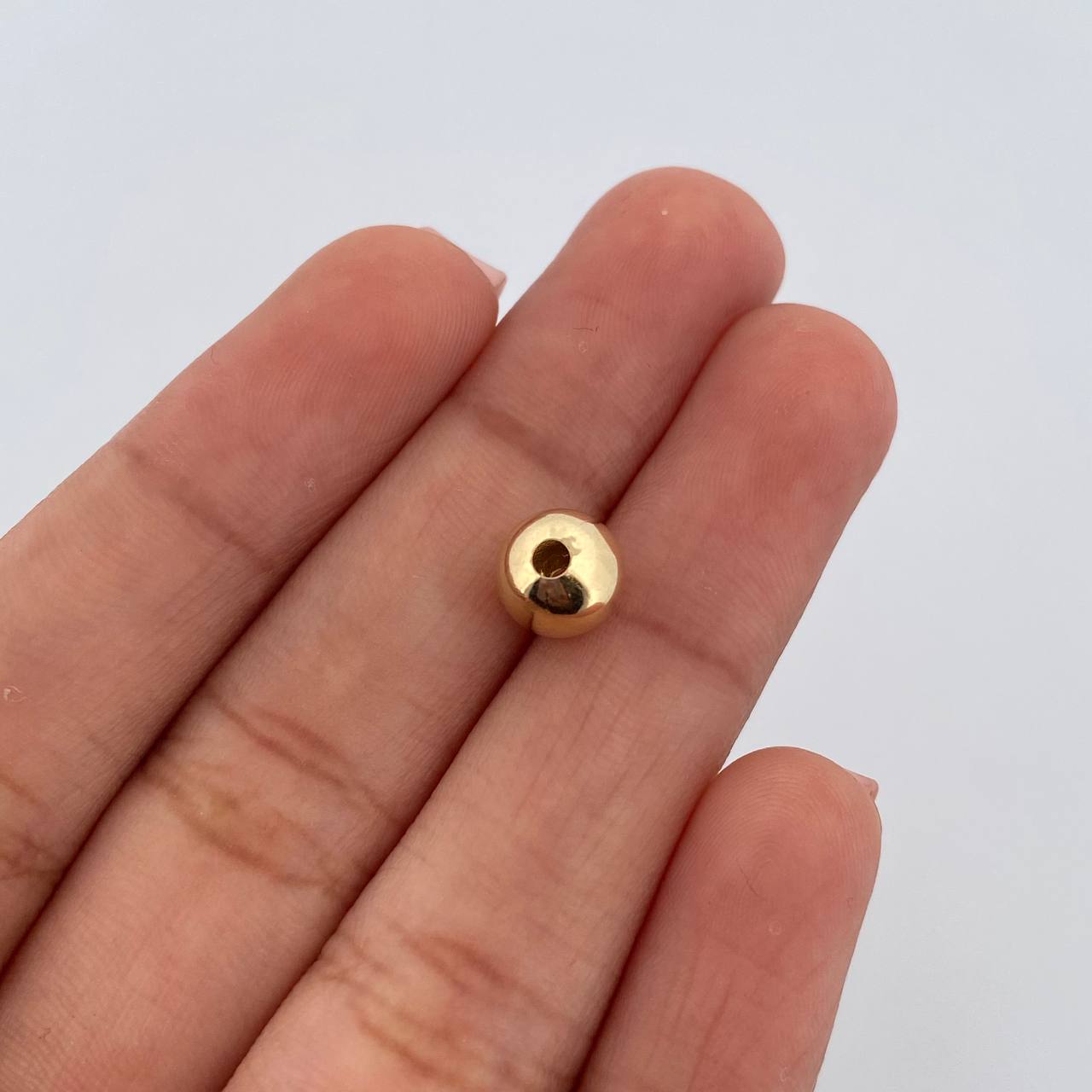 Bola Lisa 0.25gr / 7mm Oro Amarillo 18K &