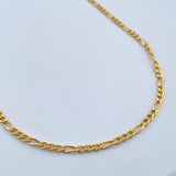 Cadena Figaro 5.6gr / 49.9cm / 2.5mm Oro Amarillo +0 18K $