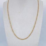 Cadena Figaro 5.8gr / 49.3cm / 1.9mm Oro Amarillo +0 18K $
