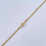 Cadena Cubana 1.8gr / 47.4cm / 1.6mm Oro Amarillo +1 18K $