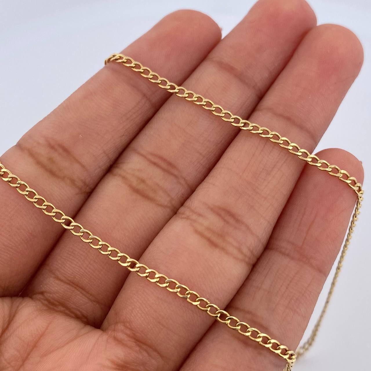Cadena Cubana 1.8gr / 47.4cm / 1.6mm Oro Amarillo +1 18K $