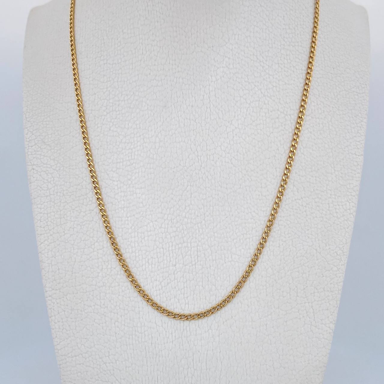Cadena Cubana 1.8gr / 47.4cm / 1.6mm Oro Amarillo +1 18K $