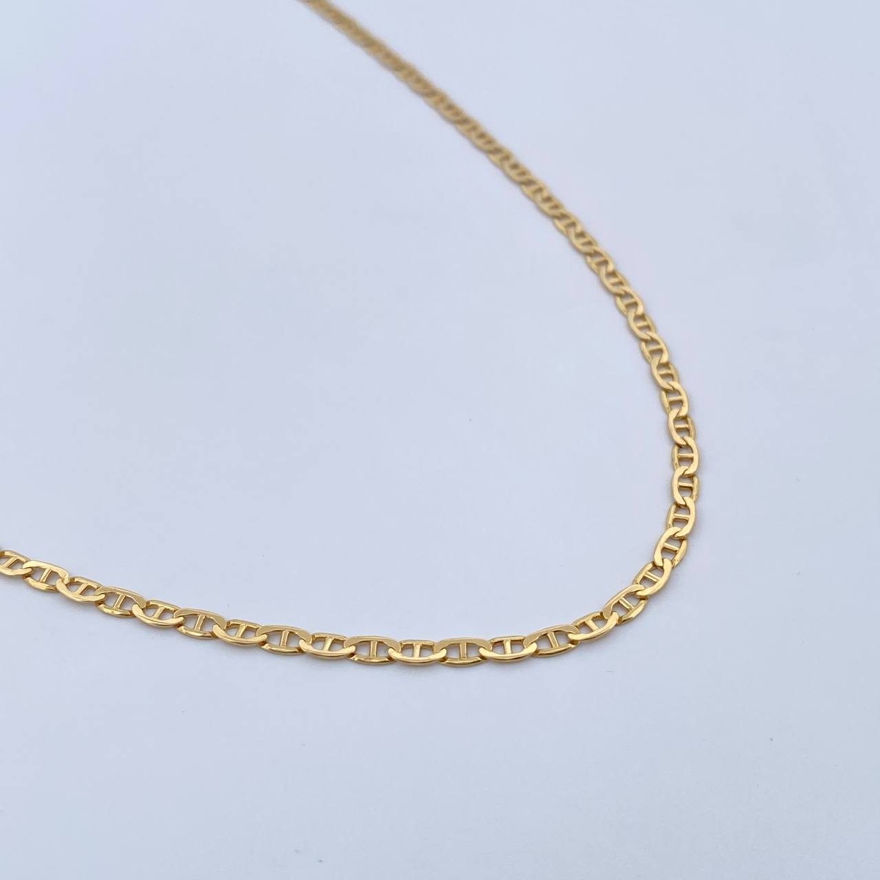 Cadena Escalera 7.95gr / 63.7cm / 2.2mm Oro Amarillo +3 18K $