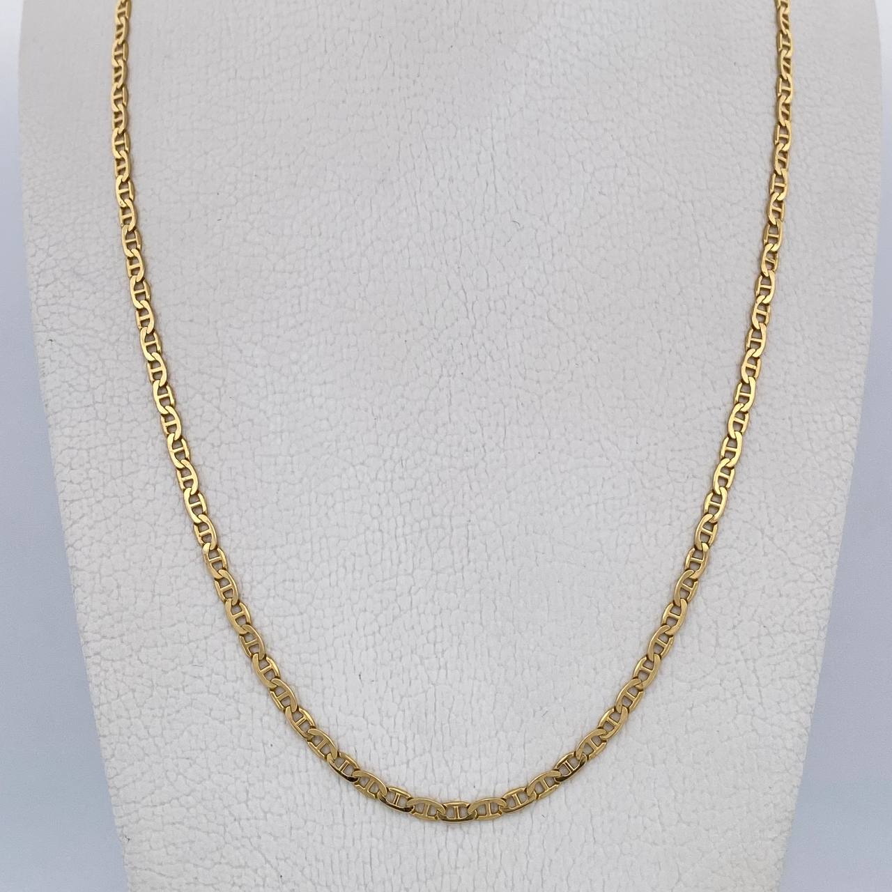 Cadena Escalera 7.95gr / 63.7cm / 2.2mm Oro Amarillo +3 18K $