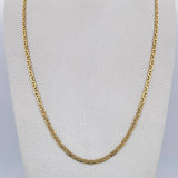 Cadena Escalera 7.95gr / 63.7cm / 2.2mm Oro Amarillo +3 18K $