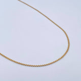 Cadena China 3gr / 62.7cm / 1.3mm Oro Amarillo +1 18K $