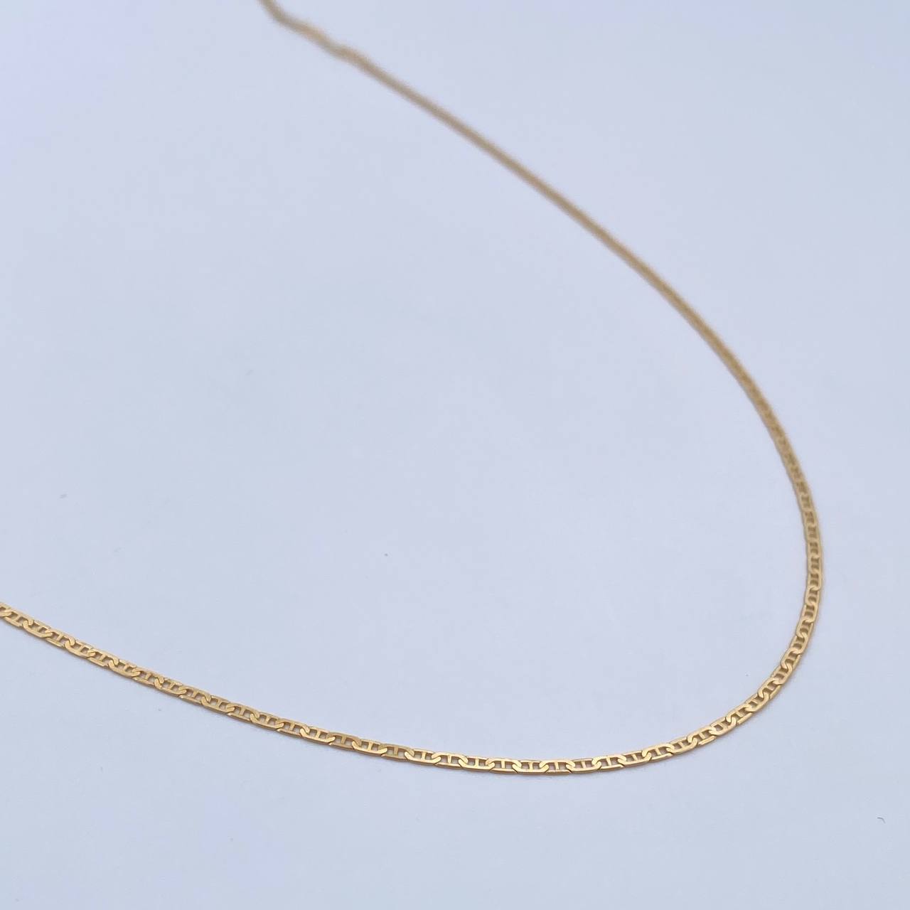 Cadena Escalera 1.4gr / 45.6cm / 0.9mm Oro Amarillo +3 18K $