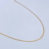 Cadena Escalera 1.4gr / 45.6cm / 0.9mm Oro Amarillo +3 18K $