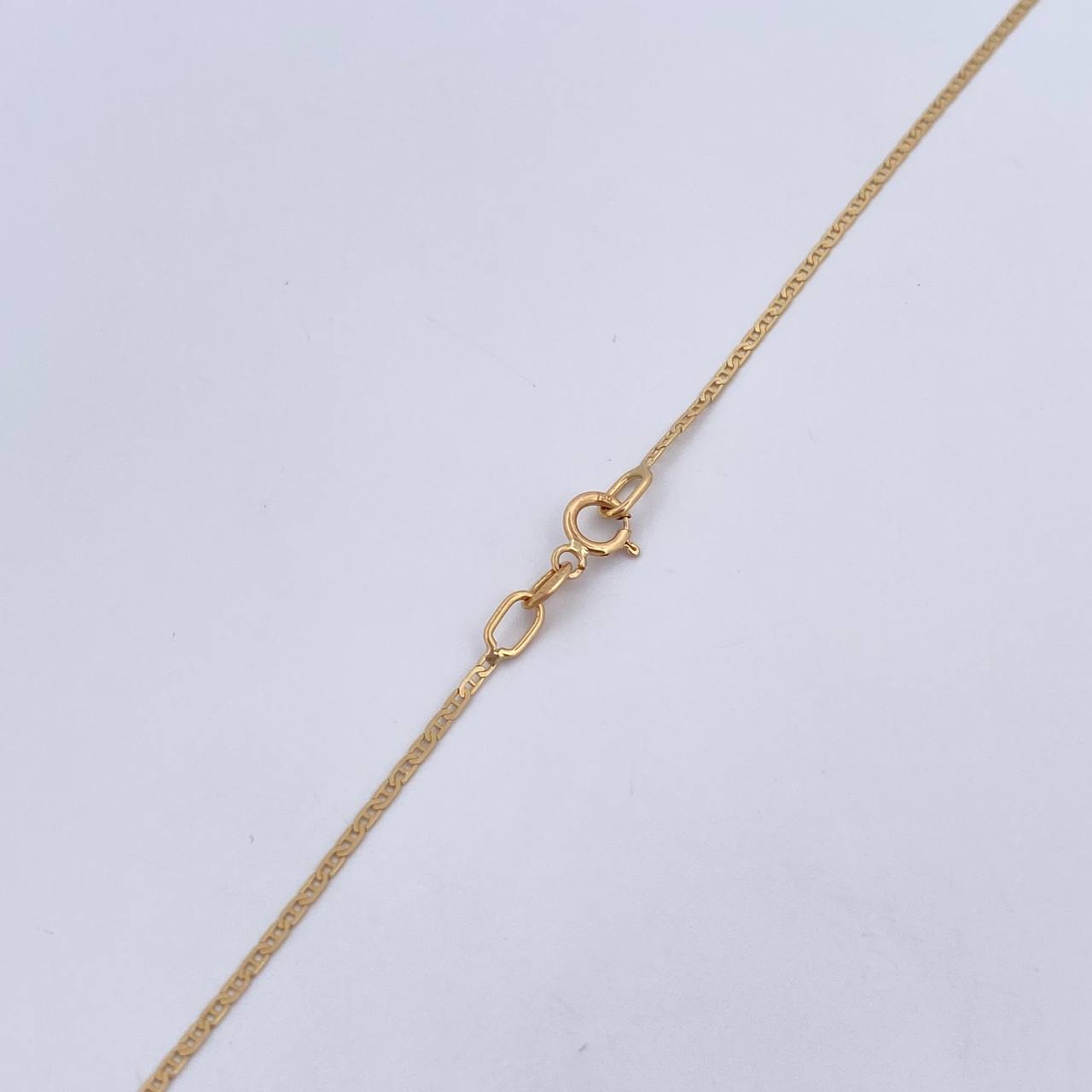 Cadena Escalera 1.4gr / 45.6cm / 0.9mm Oro Amarillo +3 18K $