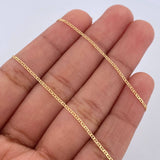 Cadena Escalera 1.4gr / 45.6cm / 0.9mm Oro Amarillo +3 18K $