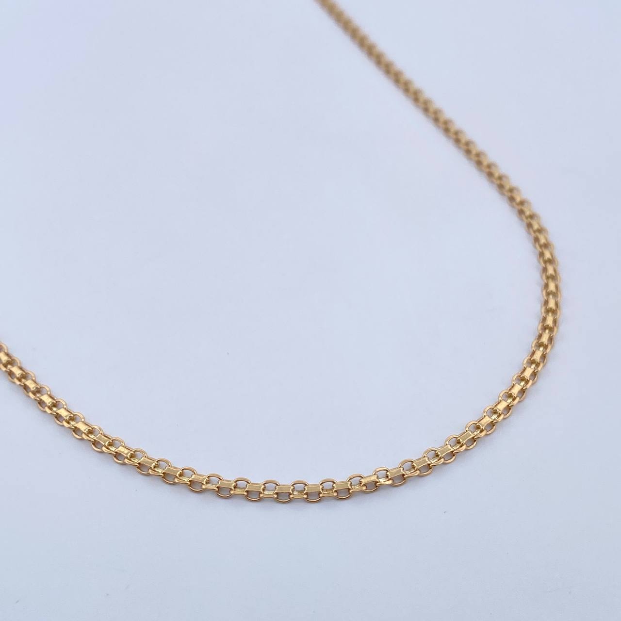 Cadena China 6.4gr / 57cm / 2mm Oro Amarillo +0 18K $