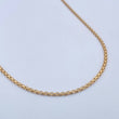 Cadena China 6.4gr / 57cm / 2mm Oro Amarillo +0 18K $