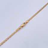 Cadena China 6.4gr / 57cm / 2mm Oro Amarillo +0 18K $