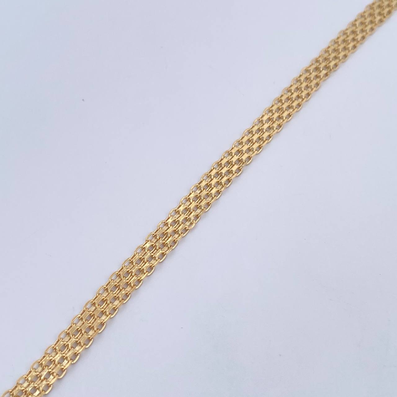 Pulso Chino 4.7gr / 19.9cm / 4.4mm Oro Amarillo +0 18K $