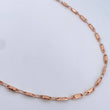 Cadena Rustica Rectangulo   10gr / 61.5cm / 4.7mm Oro Rosa 18K $