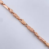 Cadena Rustica Española 16.5gr / 61.5cm / 4.2mm Oro Rosa 18K $
