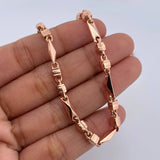Cadena Rustica Española 16.5gr / 61.5cm / 4.2mm Oro Rosa 18K $