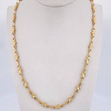 Cadena Rustica Trebol 10gr / 60.7cm / 4.8mm Oro Amarillo 18K $