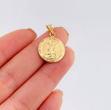 Dije Angel De La Guarda 1.2 g / 2.4 cm Oro Amarillo 18K