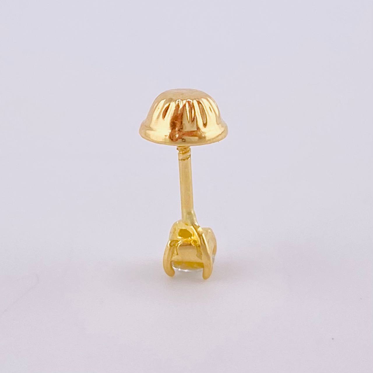 Topo Unico 12 Pts 0.3 g / 3.2 mm Oro Amarillo 18K