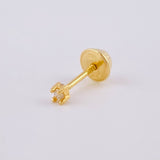 Topo Unico 4 Pts 0.25 g / 2.35 mm Oro Amarillo 18K