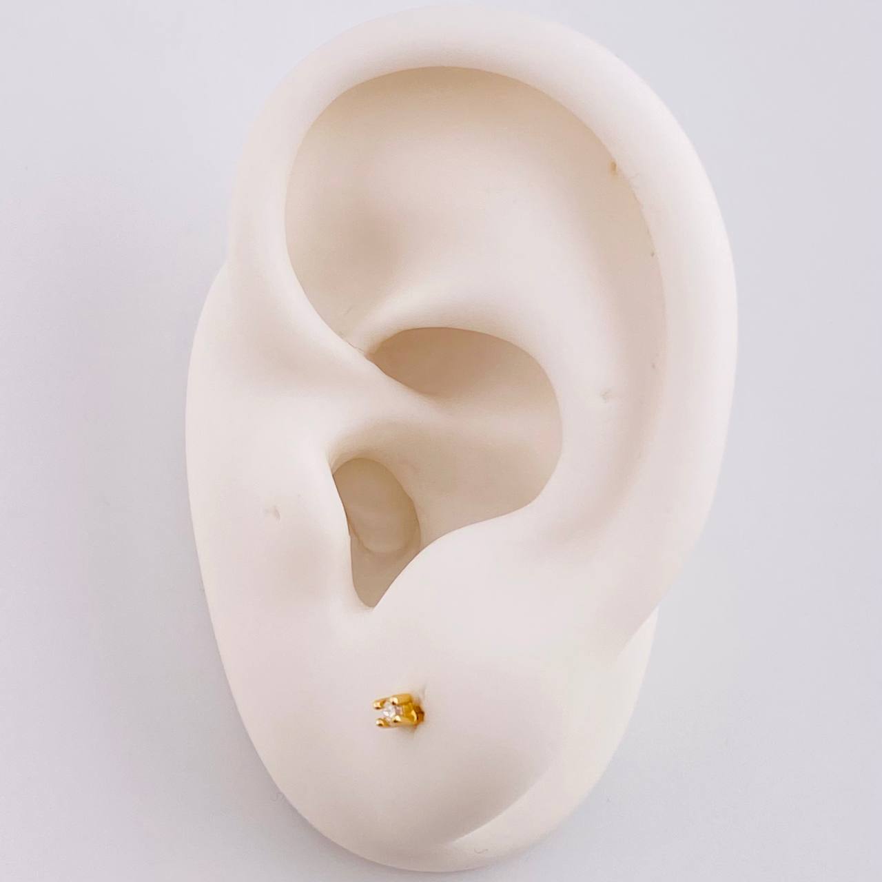 Topo Unico 4 Pts 0.25 g / 2.35 mm Oro Amarillo 18K