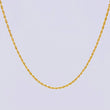 Cadena Lazo 1.15g / 60cm / 1.24mm Oro Amarillo 18K