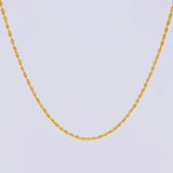 Cadena Lazo 1.1 g / 60 cm / 1.25 mm Oro Amarillo 18K