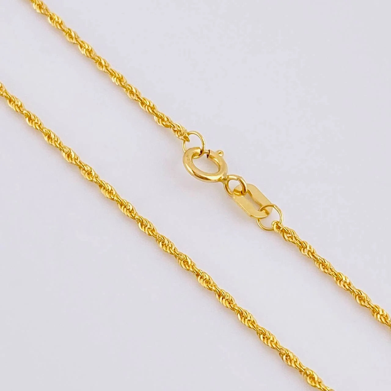 Cadena Lazo 1g / 60cm / 1.2mm Oro Amarillo 18K
