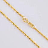 Cadena Lazo 1.15g / 60cm / 1.1mm Oro Amarillo 18K