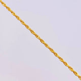 Cadena Lazo 1g / 60cm / 1.2mm Oro Amarillo 18K