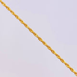 Cadena Lazo 1.1 g / 60 cm / 1.25 mm Oro Amarillo 18K
