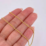 Cadena Lazo 1.1g / 60cm / 1.1mm Oro Amarillo 18K