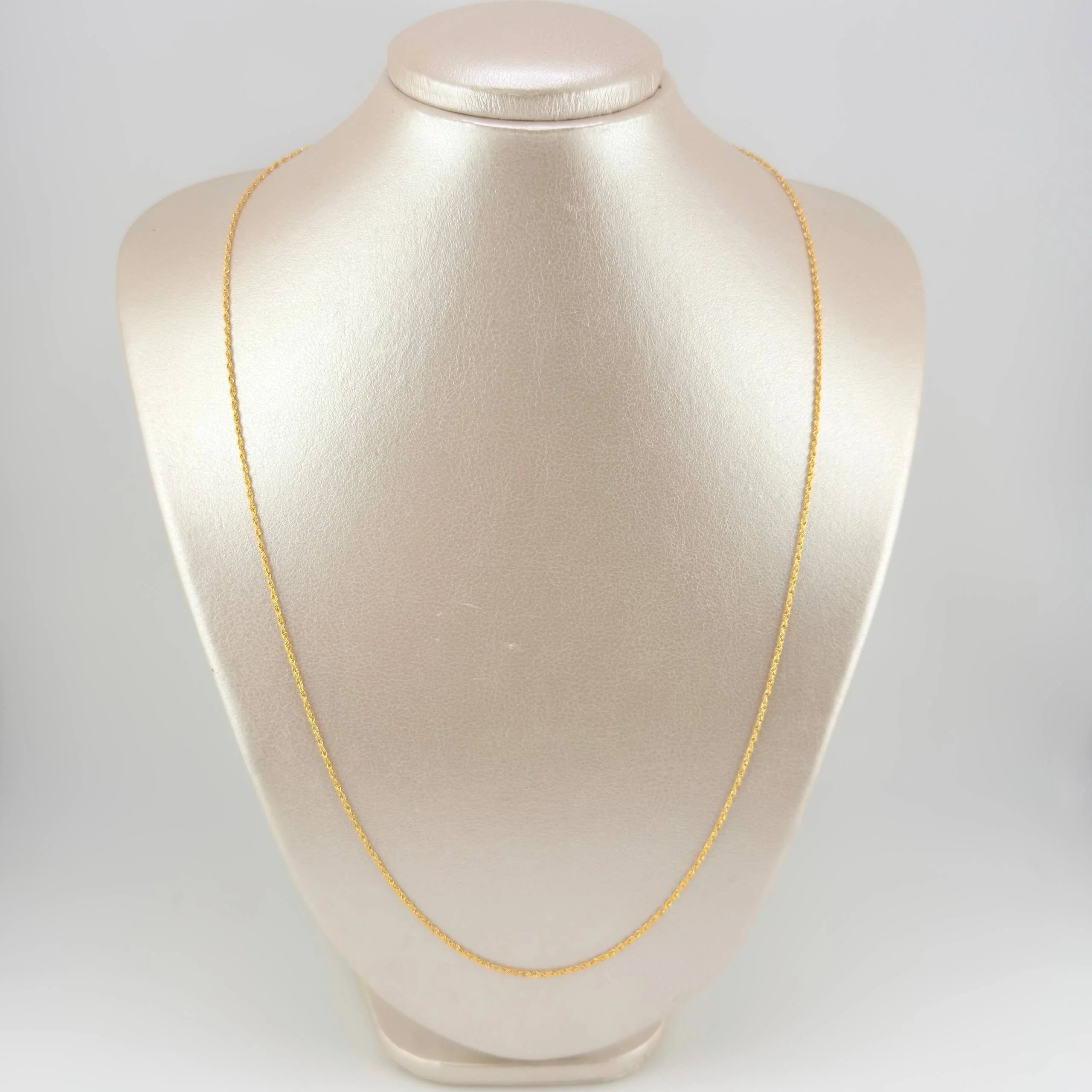 Cadena Lazo 1.1g / 60cm / 1.2mm Oro Amarillo 18K
