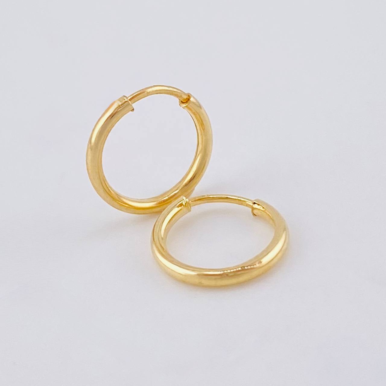 Candongas Aro 0.4 g / 0.8 cm Oro Amarillo 18K