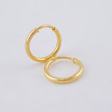 Candongas Aro 0.4 g / 0.8 cm Oro Amarillo 18K