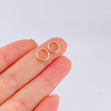 Candongas Aro 0.4 g / 0.8 cm Oro Amarillo 18K