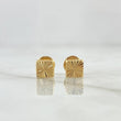 Topos Cuadrados 0.55gr / Diamantados Oro Amarillo 18K &