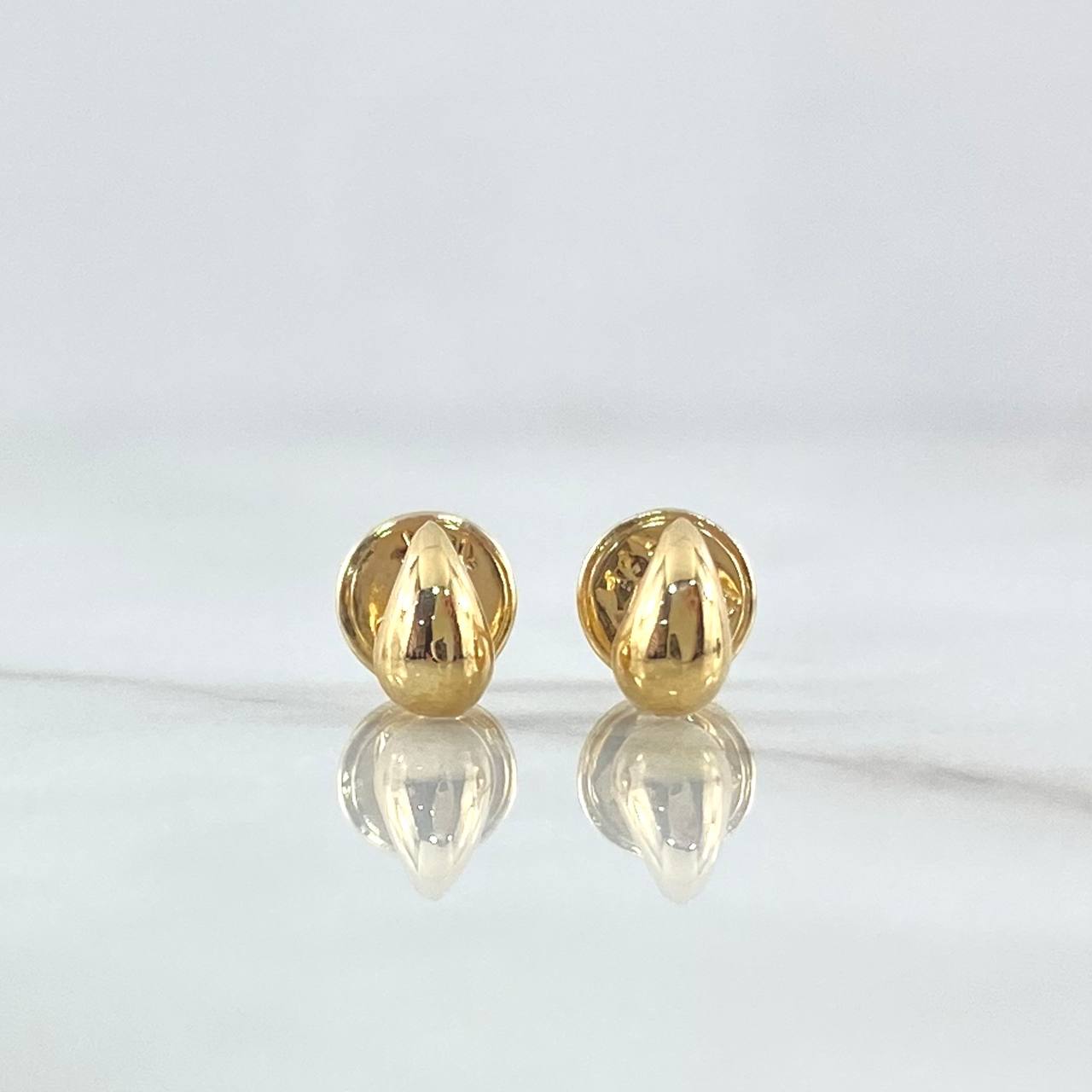 Topos Gota 0.45gr / 6mm Lisa Oro Amarillo +4 18K *