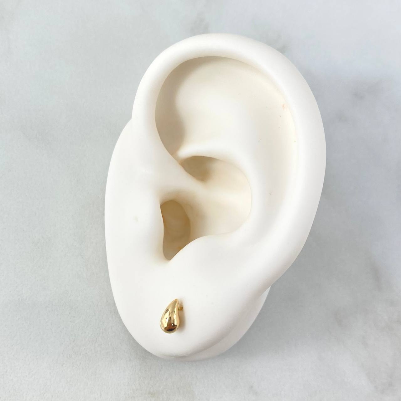 Topos Gota 0.45gr / 6mm Lisa Oro Amarillo +4 18K *