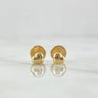 Topos Corazones 0.45gr / 0.4mm (Globo) Lisos Oro Amarillo 18K