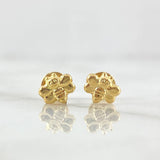 Topos Abejitas 0.5gr / 6mm Lisas Oro Amarillo 18K