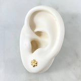 Topos Abejitas 0.5gr / 6mm Lisas Oro Amarillo 18K