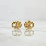 Topos GC 0.8gr / 10mm Lisos Oro Amarillo 18K