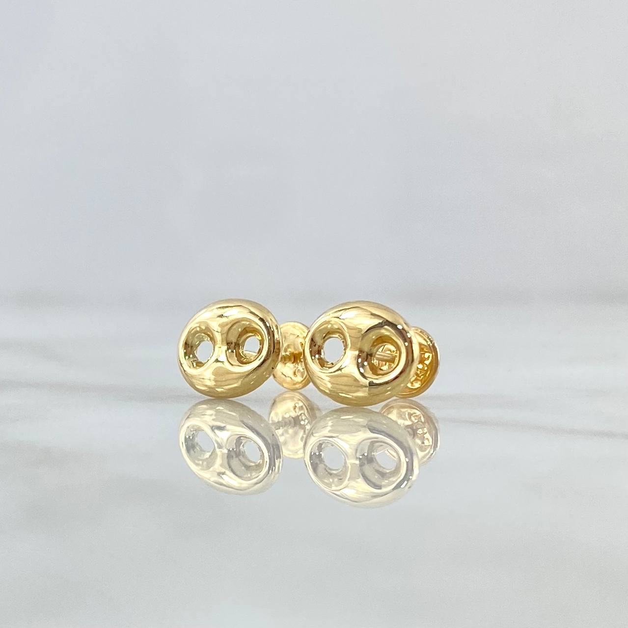 Topos GC 0.8gr / 10mm Lisos Oro Amarillo 18K